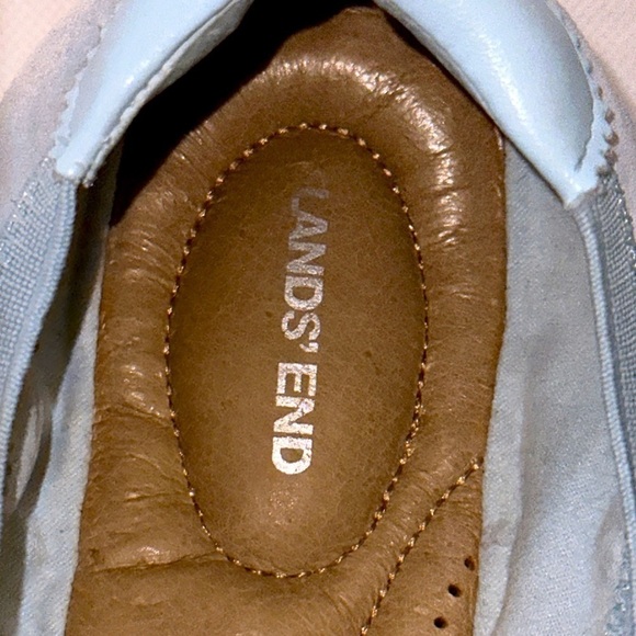 Lands’ End Blue Suede Ballet Flats Size 8.5B - EUC - Picture 9 of 10